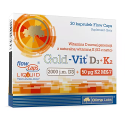 Gold-Vit 2000 j.m. D3 + K2 30kaps.