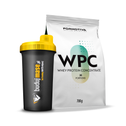 Koncentrat Białka Serwatkowego WPC 700g + Shaker 700g