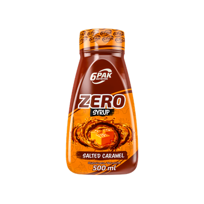 6PAK Nutrition - Syrup ZERO 500ml Salted Caramel - Zdjęcie główne
