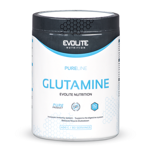 Фото - Амінокислоти Evolite Nutrition Evolite Glutamine 400G 