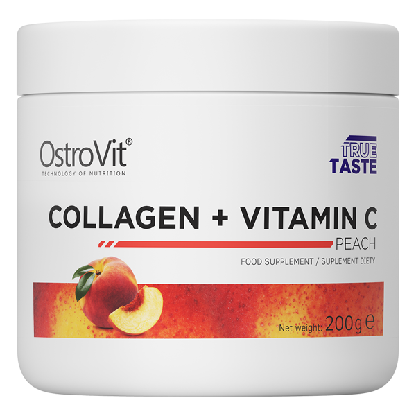 Zdjęcia - Witaminy i składniki mineralne OstroVit Collagen + Vitamin C 200G 